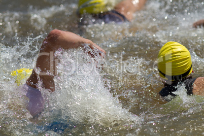 Schwimmer im Triathlon