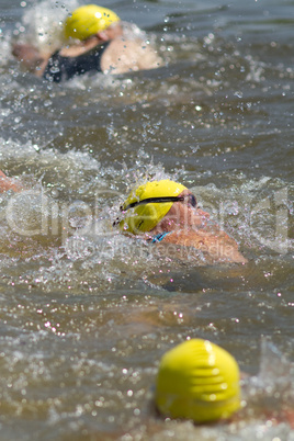 Schwimmer im Triathlon