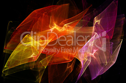 Bright dynamic abstract background