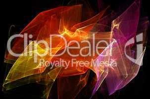 Bright dynamic abstract background
