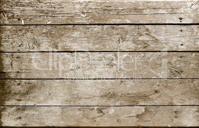 Weathered wooden plank sepia