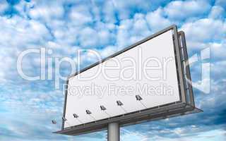 Billboard on a cloudscape