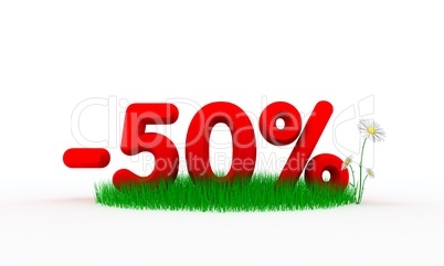 50 percent off