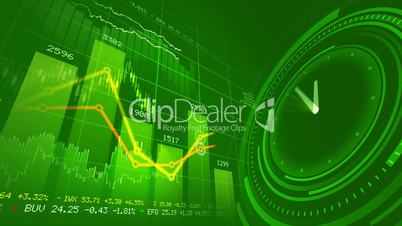 Stock market concept