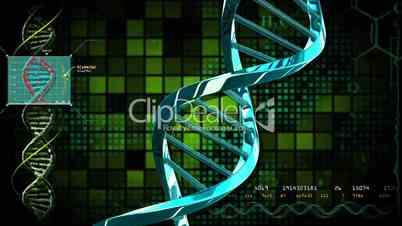 DNA strand background