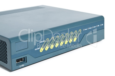 Front of an ethernet firewall