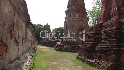 Ruins at Ayuthaya Historical Park, Thailand.