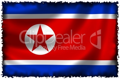 Nationalfahne von Nordkorea