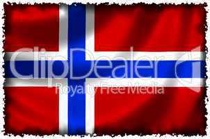 Nationalfahne von Norwegen
