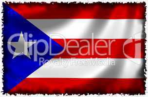 Nationalfahne von Puerto Rico