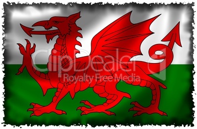 Nationalfahne von Wales