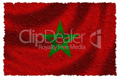 Nationalfahne von Marokko