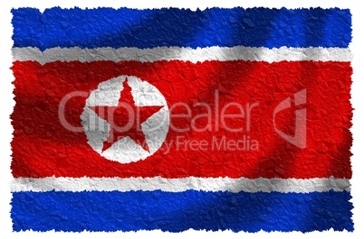 Nationalfahne von Nordkorea