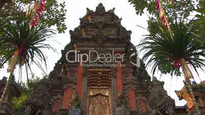 Royal Palace Temple Gate, Ubud, Bali.