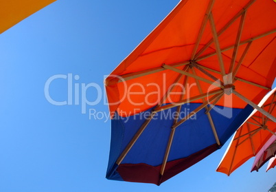 colorful beach umbrellas