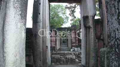 Ancient doorway, Prasat Muang Tam ruins in Thailand.