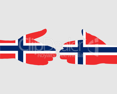 Norwegischer Handschlag