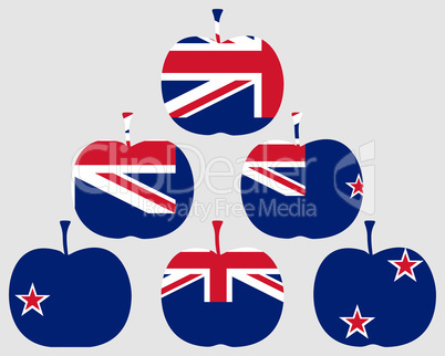 Apfel aus Neuseeland