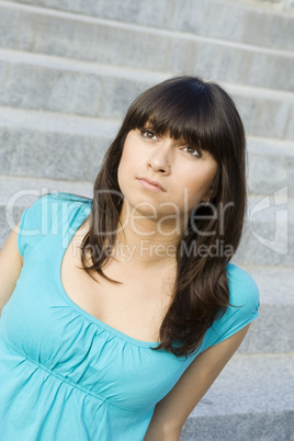 Portrait young woman