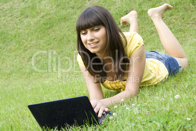 Woman with a Laptop