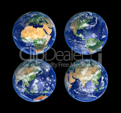 Four Globes