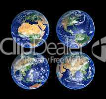 Four Globes