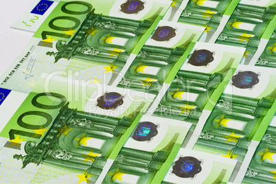 Euro banknote