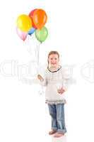 Kind mit Luftballons