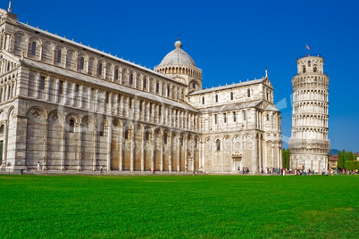 cathedral and leaning tower of Pisa