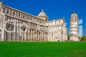 cathedral and leaning tower of Pisa