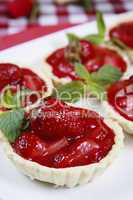 Delicious strawberry cupcakes