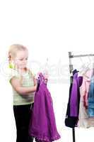 Toddler girl and clothes