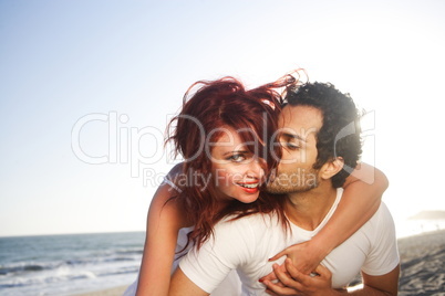 Young Couple at the Beach