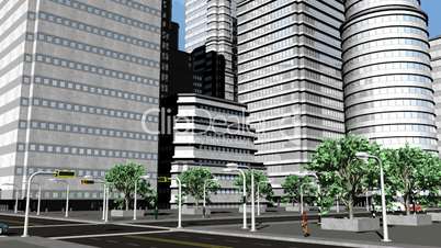 3D Downtown City HD1080
