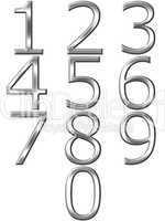 3D Silver Numbers