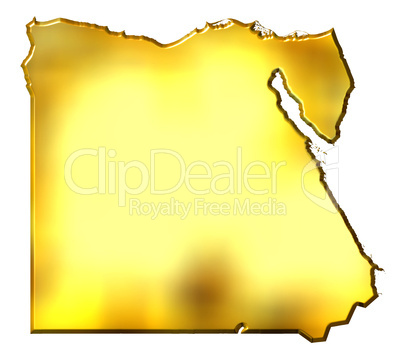 Egypt 3d Golden Map