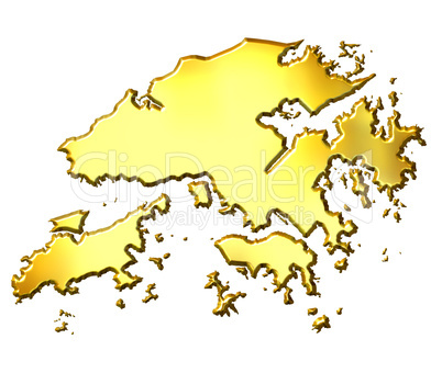 Hong Kong 3d Golden Map