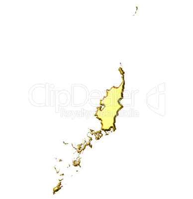 Palau 3d Golden Map