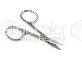 Scissors for manicure isolated on white