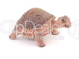 Clay turtle figurine
