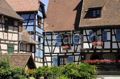 Fachwerkhäuser in Eguisheim