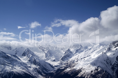 Mountains in cloud