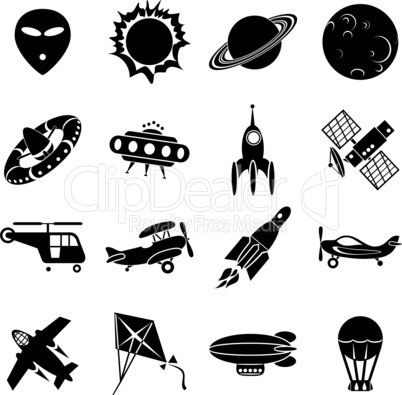 air ans space icons