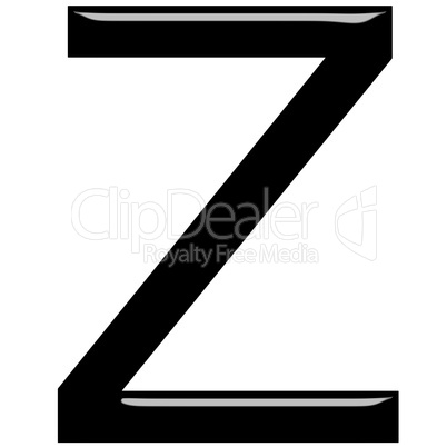 3D Letter Z