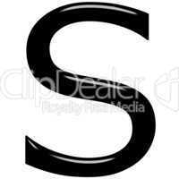 3D Letter S