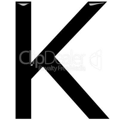 3D Letter K