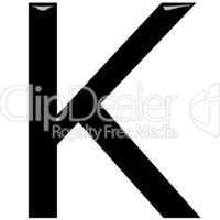 3D Letter K