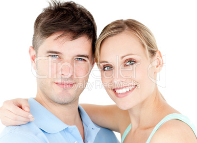 Portrait of a smiling young couple