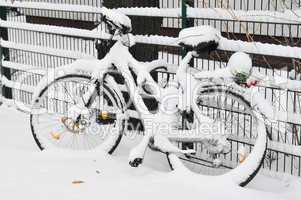 Schneefahrrad