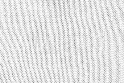 White knitted cotton mesh